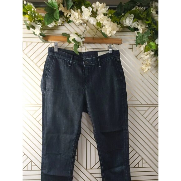 Rag & Bone Women's Jeans Dash Trouser Ice Blue Ankle Dark Wash Denim Stretch 27 - Picture 6 of 10